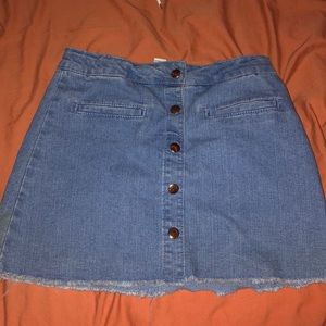 forever 21 girls 9/10 Jean skirt